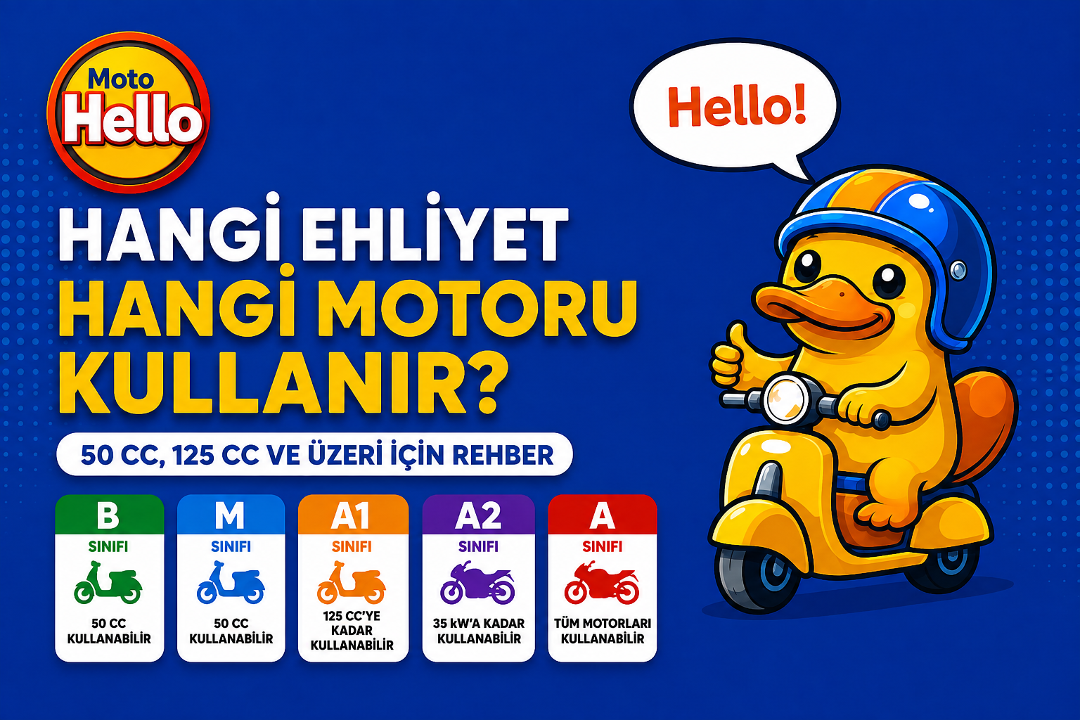 Hangi Motosikleti Hangi Ehliyet Kullanabilir?