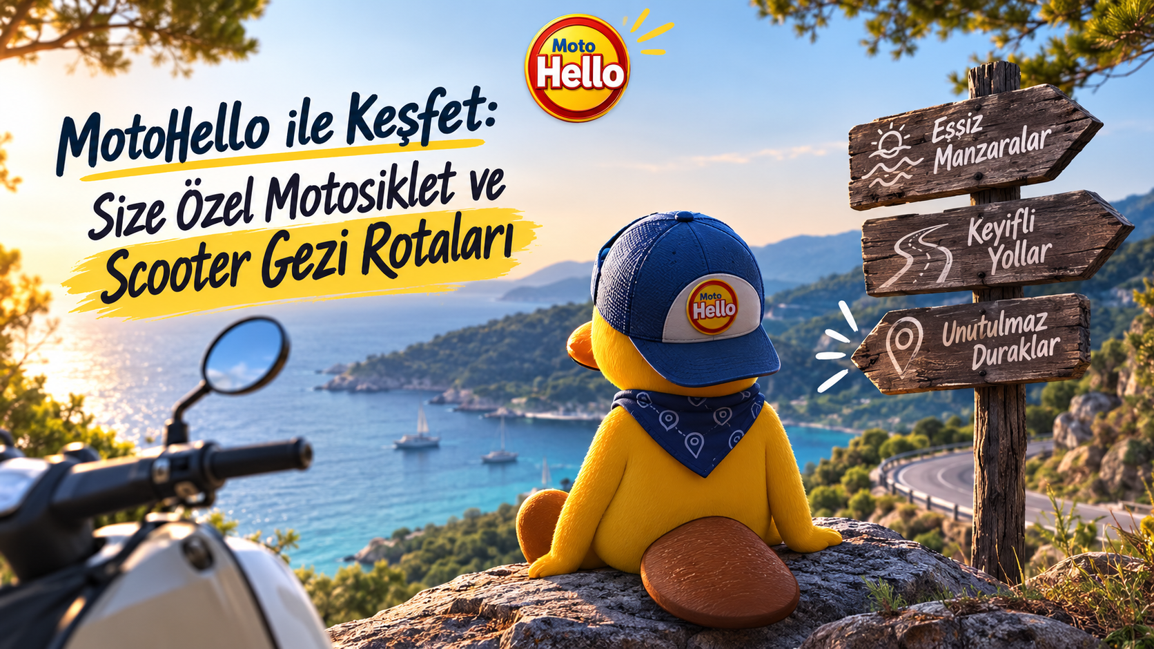 MotoHello ile Keşfet: Size Özel Motosiklet ve Scooter Gezi Rotaları